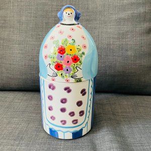 ITALICA ARS MID CENTURY MODIGLIANI ITALIAN ART POTTERY 12” READ